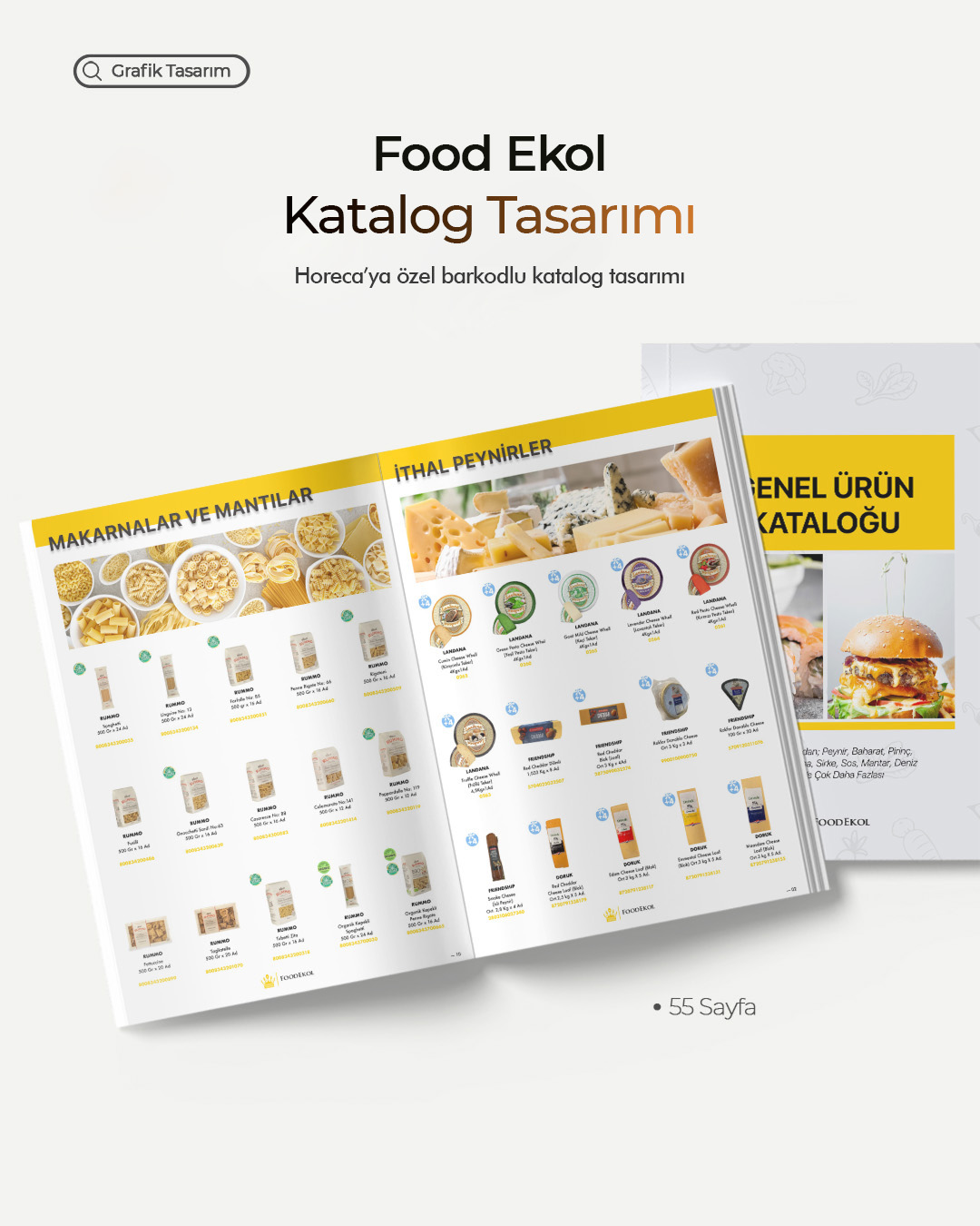 Food Ekol için Katalog Tasarımı